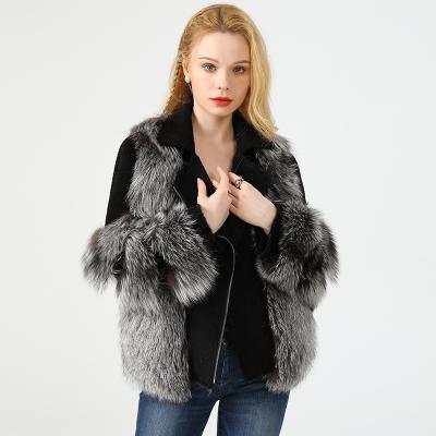 China 2021 Women Anti Shrink Anti Shrink Plus Size Jackets For Women Overcoat Winter Fox Ladies Girls Mongolian White Fur Coat for sale