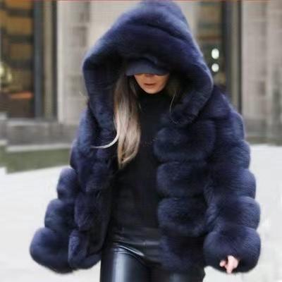 China 2021 Winter New Arrivals Anti-Shrink Coat Fashion Women Ladies Anti-Shrink Warm Faux Fur Shorts Jackets for sale