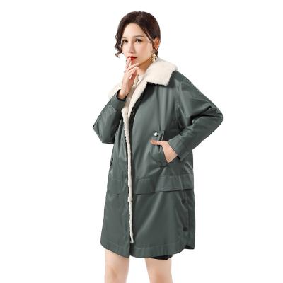 China Low Price Ladies Cashmere Coat Durable Anti-Shrink Plush Anti-Shrink Coat Luxury Manufacturing for sale