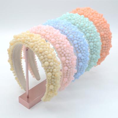 China Wholesale new arrivals fashion 2022 fashion pearl hair accessories luxury headband girl women fashion handmade headbands headbands for women for sale