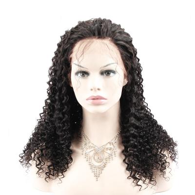 China Jerry Curly Human Hair Wig Silky Straight 180% Density For Colored Women Hair Extension 13x4 for sale