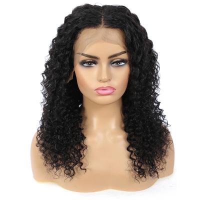 China Wholesale Cheap Curly Libertine Glueless China Factory Water Curl Lace Front Human Hair Wigs 13x4x1 Head Cover-up Kinky Curly Libertine Lace Front Wigs Hot for sale