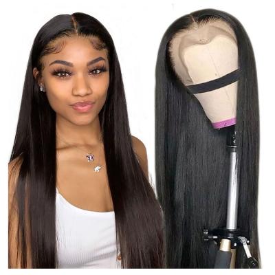 China Wholesale Lace Front Wigs Silky Straight Wave Human Hair Lace Front Wig 13X4 For Black Women for sale