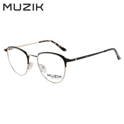 China New Design Optical Glasses ML0316 Custom Women Men Brand Popular Square Metal Eye Glass Frame for sale