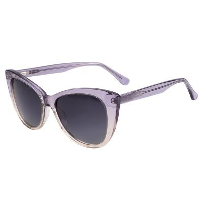 China Custom Fashion Sunglasses TY099 Brand Fashion Acetate Cat Eye Polarized Sunglasses Women for sale