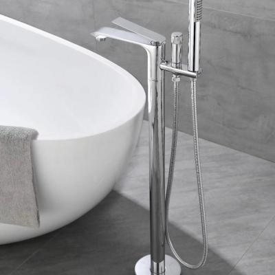 China With Slide Bar Europe Design Bathtub Faucet Mixer Tap for sale