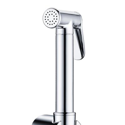 China With Slide Bar Europe Design Water Shower Holder Set 304 Stainless Steel Hand Held Toilet Bidet Spray Gun for sale