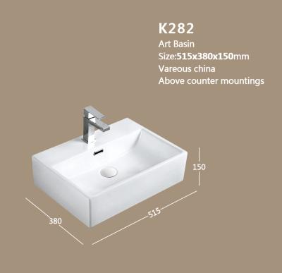 China Europe Design Sustainable Art Wash Basin for sale