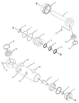 China 336-4179 Engine 4J3342 Spacer Ring Piston Cylinder Liner 3364179 Piston Ring 4J-3342 for sale