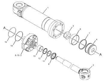 China Tak-9111 Ring Tak9111 Piston Liner Kit Engine 244-4509 Cylinder Liner 2444509 Piston for sale