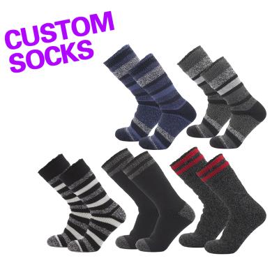 China Custom Designer Socks Unisex Thick Warm Insulated Passionate Crew Slipper QUICK DRY Booties for Cold Weather Winter Thermal Socks for sale