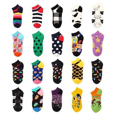 China Wholesale Designer Socks Colorful Funny Anklet Men's Wholesale Cotton Happy Novelty Socks QUICK DRY Custom Made Happy Novelty Socks for sale