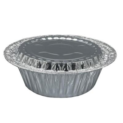 China Recycle Custom Made Alloy 801 550ml 600ml Food Grade Aluminum Foil Takeout Food Containers With Lid for sale