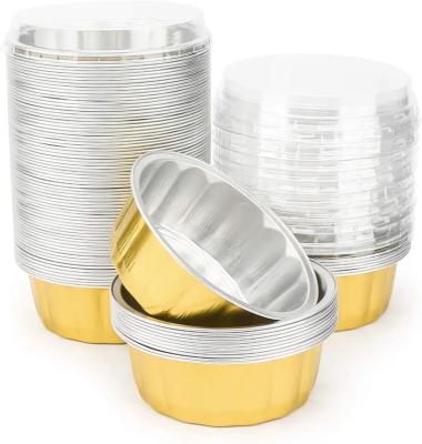 China Recycle Alloy 801 Rectangular Aluminum Pans With Lids Aluminum Foil Container Box Silver Aluminum Foil for sale