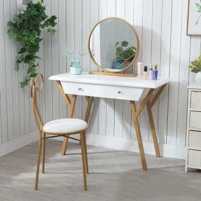 China New Nordic Modern Wrought Iron Adjustable Dressing Table Bedroom Multifunctional Dressing Table Combination (The Other) for sale