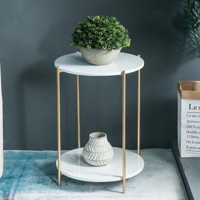 China Small living room adjustable Scandinavian marble simple balcony small coffee table flower stand (the other) for sale