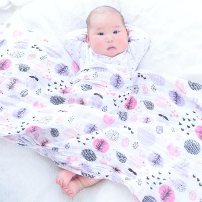 China Miracle Breathable Baby Super Soft Baby Wrap Wrap Knit Baby Wrap Receiving Blanket 100% Soft Cotton Muslin Wrap for sale