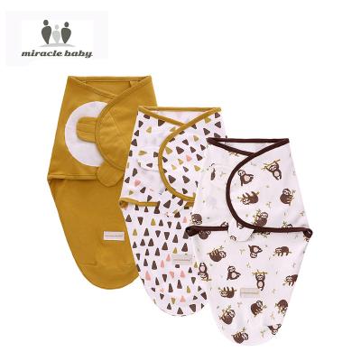 China A Grade Wearable Cloth Assortment Wrap Set 3 Pack Universal Fit Wrap Cotton Sleeping Bag Breathable Baby Wrap Set for sale