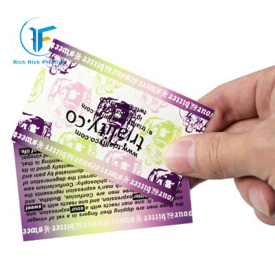 China paper & Cardboard Printing Special Look Full Color Business Card Customized Inserts Paper Gift Card for sale