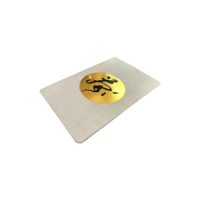 China Business Customized Gold Foil Product Promotion PVC Cards Printing Service for sale