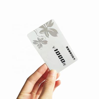 China Custom Printing Transparent PVC Business Cards Plastic Card Printing for sale