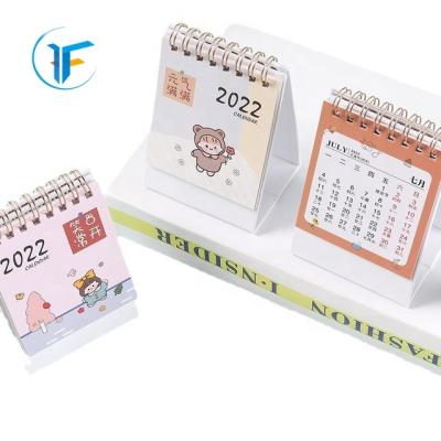 China Cute Table Calendar Custom 2022 Desk Calendar Wholesale Printed Unique Desk Calendar for sale