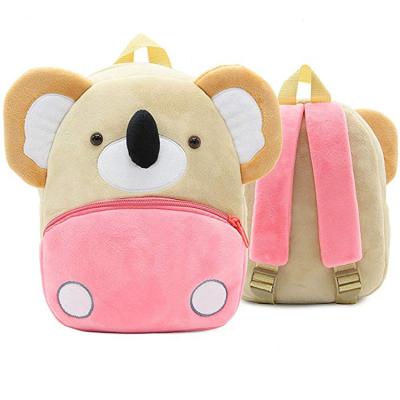 China Wholesale Kids Gift Customized Lovely Koala Animal Soft Backpack Children School Plush Backpack for sale