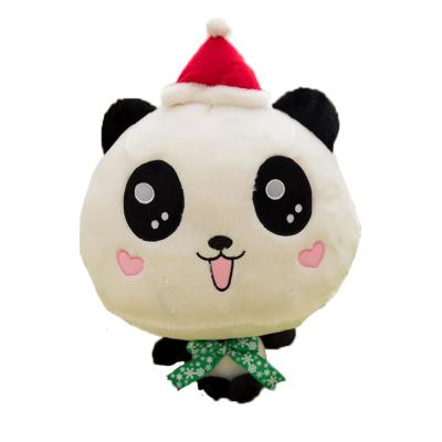 China Promotional Plush Christmas Panda Dolls Stuffed Plush Toys for sale