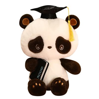 China Plush Graduation Panda Toy for sale