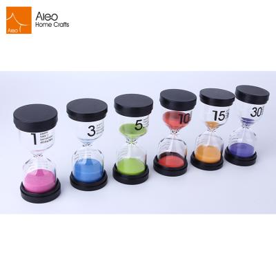 China Small 5 10 30 Minute Sand Timer Hourglass Metal Contemporary Mini Sand Clock for sale