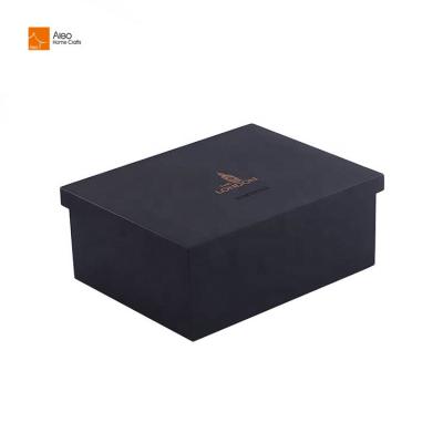 China Newest Design Polyresin Rectangle Hotel Shoe Box Luxury Black Wholesale Hotel Multifunctional Home/Hotel Box With OEM for sale