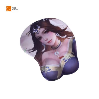 China With Wrist Rest Factory Wholesale Customized Fabric Nerd Mouse Pad Handmade Rubber Wrist Rest Mouse Pad for sale