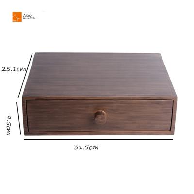 China Home / Hotel Supplies 5 Star Luxury Hotel Bathroom Accessories Polyresin Factory Amenities Box Custom Resin Imitated Style Amenity Wooden Box for sale