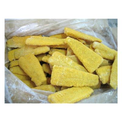 China Tempura Low Sugar Fish Bandage Prefried Breaded Hake for sale