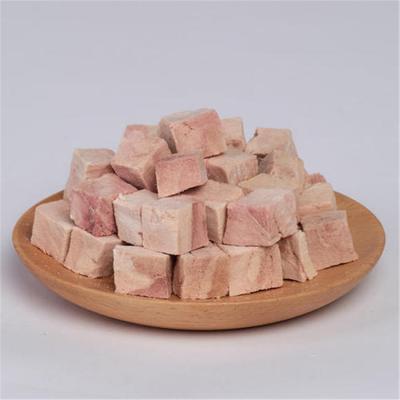 China Hot Sale Pet Food Tuna Cubes Freeze Dried Tuna Low Sugar Cubes for sale