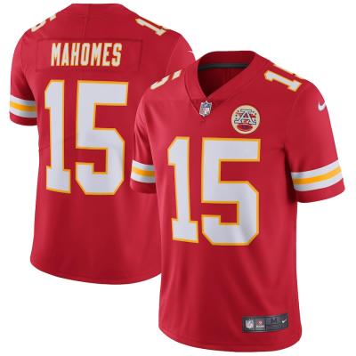 China Kansas City Chiefs 15 MAHOMES Legend Second Generation American Football Breathable Jersey Rugby Tank Top for sale