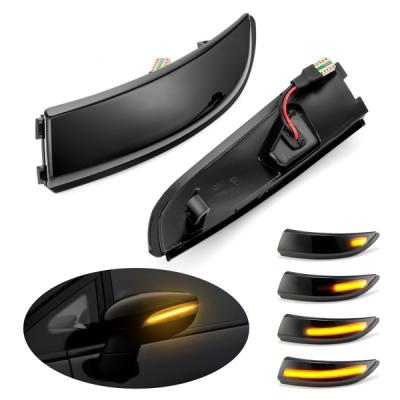 China Fiesta Mk7 2008-2017 Dynamic Flowing Wing Rearview Mirror Indicator For Side Rearview Scanning 2pcs LED Turn Signal Light for sale