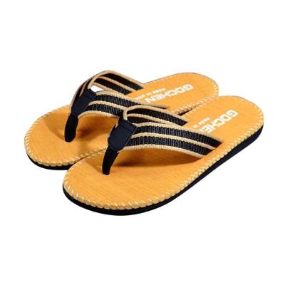 China Indoor or Outdoor Beach Flip Flops Men Fashion Home Non-slip Male Slipper Zapatos Flip Flop Slippers Shoes Fashion Trend Men's Summer Sandals for sale