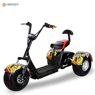 China Electric Standing Scooter Scooters Wholesale 35-55km Adult Electric H Scale Scooter 1000W Three Wheel China Factory for sale