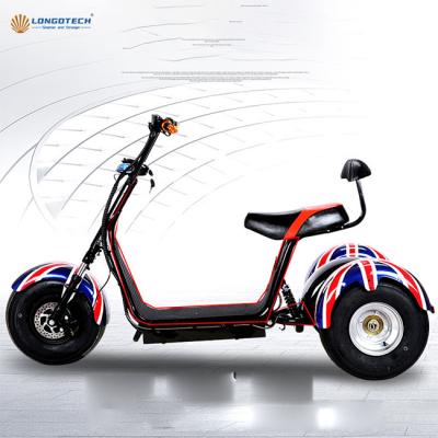 China Hot Selling Standing Electric Scooter EEC Certification 3 Wheel Electric Scooter 1500w Electric Scooter with Removable Dual Lithium Battery for sale