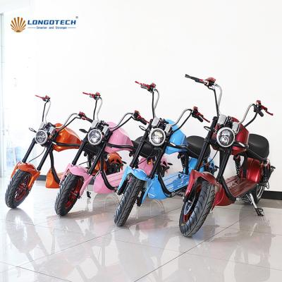 China Citycoco Double Wheel Electric Scooters 2 Wheel Standing Electric Scooter Cheap Price Damping Electric Scooter 60V2000W for sale