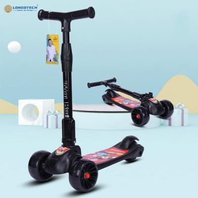 China Exercise Balance Scooter Children 3 Wheels Child 3 Wheel Scooter Folding System And Height Adjustable Scooter Kids for sale