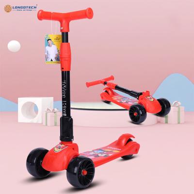 China Exercise Balance Scooter Kids Rainbow Kick Board Plastic Scooter for Children Folding and Portable for sale