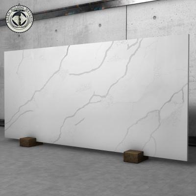 China High Quality Calacatta White Vietnam Faux Quartz Stone Calacatta Quartz Sintered Stone Artificial Quartz Stone Slab en venta