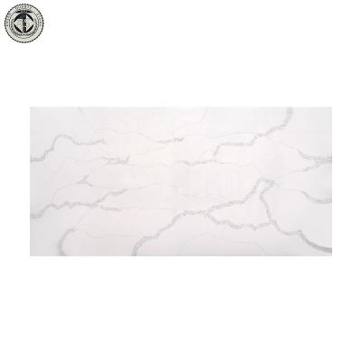 China Various Style Calacatta White Quartz Vanity Top Quartz Stone Calacatta Quartz Stone Countertops For Kitchen for sale