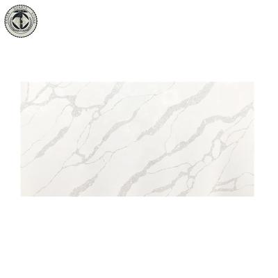 China US Market Artificial Stone Slab Quartz Stone Calacatta Countertop Silica Quartz Stone en venta