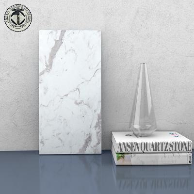 China Wholesales Calacatta Series White Artificial Quartz Stone Calacatta Countertops Quartz Vanity Counter Top à venda