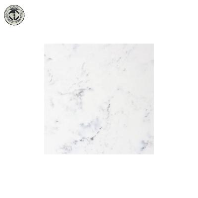 China Elegant Surface Faux Marble Stone Marble Stone Slab Carrara White Kitchen Countertop for sale