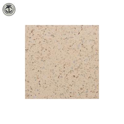 China China Manufacturer Wholesale Mexican Galaxy Artificial Quartz Stone Slab Crystal Beige Countertop for sale