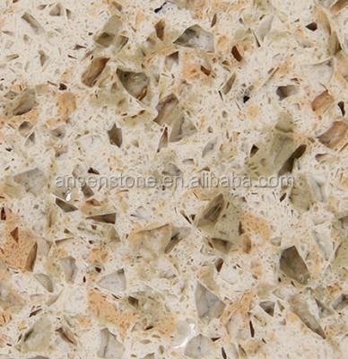 China Polished Artificial Stone AS-205 Saraha Granite Quartz Countertop Multicolor Raw Quartz Price Sparkly Countertop en venta